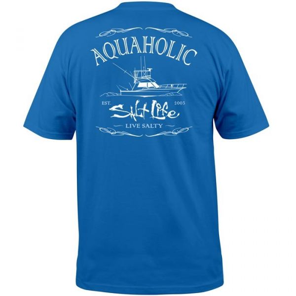 Salt Life Aquaholic Short Sleeve T-Shirt 2XL