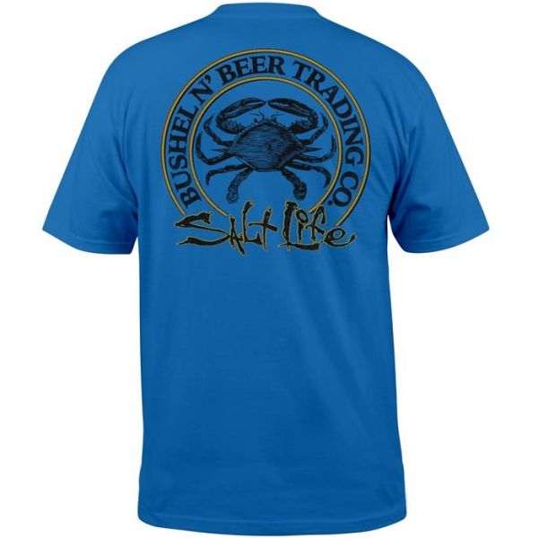 Salt Life Bushels and Beer Short Sleeve T-Shirt - Royal L