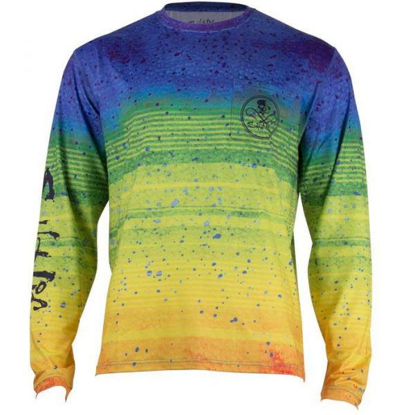 Salt Life Electric Skinz Performance Long Sleeve Shirts