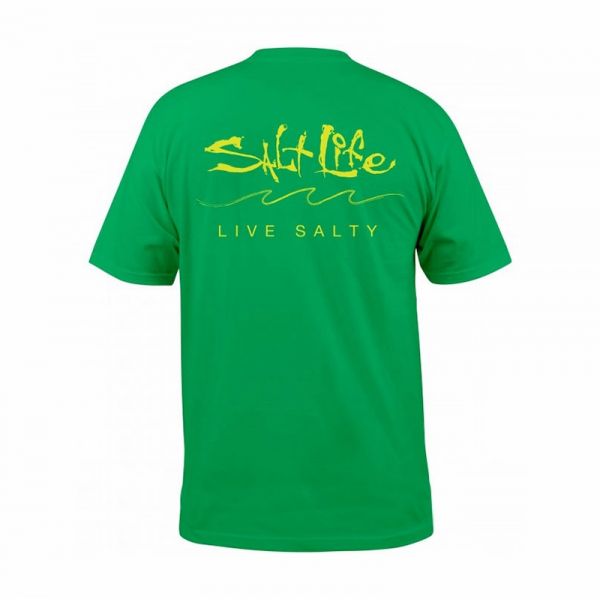 Salt Life Livin Wavy S/S Pocket Tees