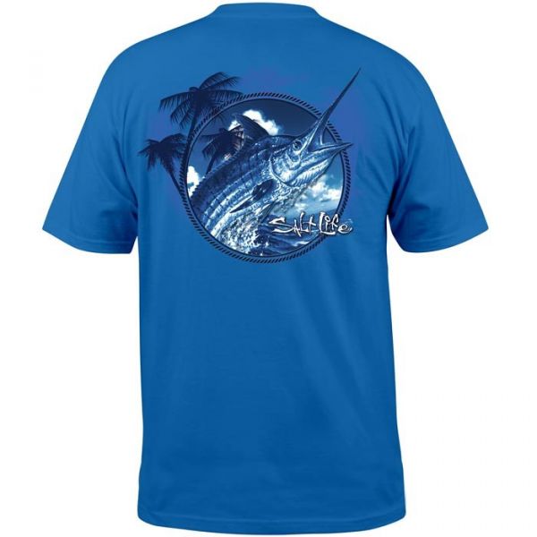 Salt Life Marlin Seas Short Sleeve T-Shirt 2XL