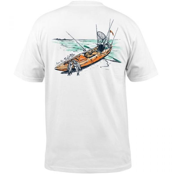 Salt Life Rigged Kayak Short Sleeve T-Shirt - 2XL