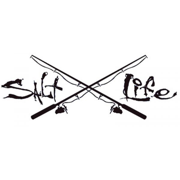 Salt Life Signature And Poles Decals