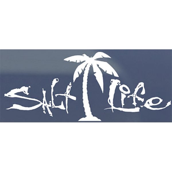 Salt Life PALM TREE LOVE &SIGNATURE "PINK" UV Rated Vinyl DECAL*FREE SHIPPING* 