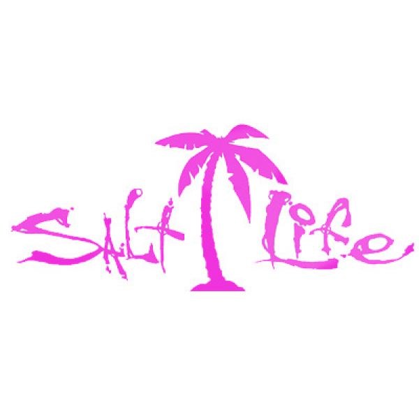 Salt Life SA188 Pink Signature Palm Tree Decal