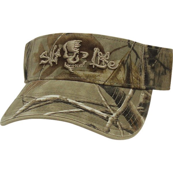 Salt Life Skull Logo Camo Visor