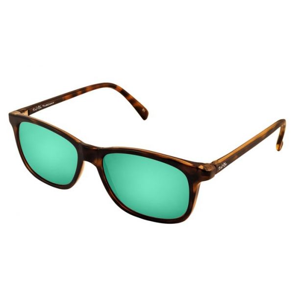 Salt Life Tuscany Sunglasses - Havana Brown Tortoise/Copper Green