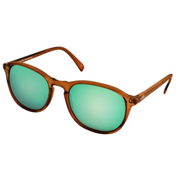 Salt Life Portofino Sunglasses - Crystal Rootbeer/Copper Green