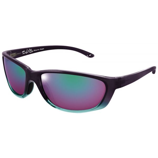 Salt Life South Port Sunglasses - Purple Haze/Smoke Turquoise