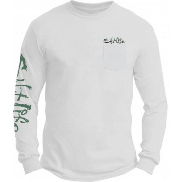 Salt Life SLM0182 Striper Storm LS T-Shirt