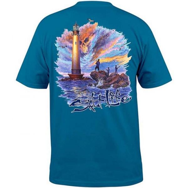 Salt Life Jetty Light S/S Pocket T-Shirt - Medium