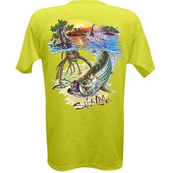 Salt Life SLM10026 Sunrise Tarpon S/S Pocket Tee - Medium