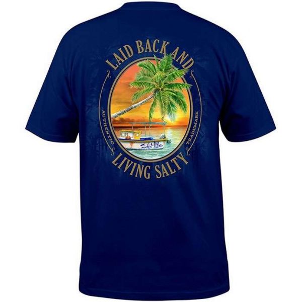 Salt Life Laid Back SS Pocket T-Shirt - Large