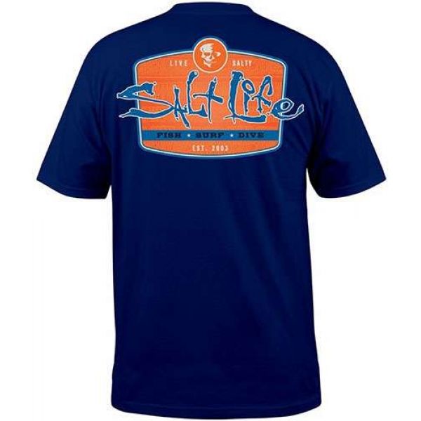 Salt Life SLM10046 Sea Tribe Life S/S Tee - Navy - Large