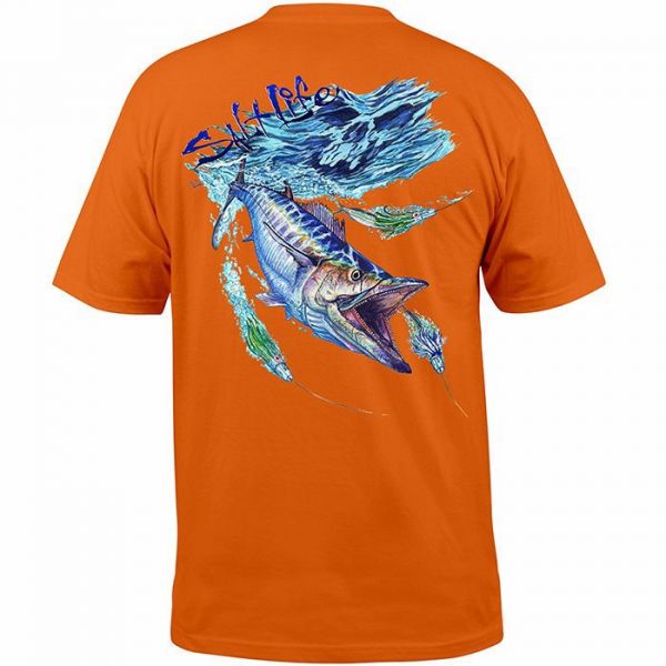 Salt Life SLM10069 Wahoo Wacker S/S Pocket Tee