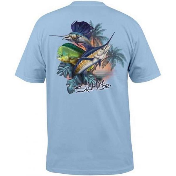 Salt Life Paradise Slam SS Pocket T-Shirt - X-Large