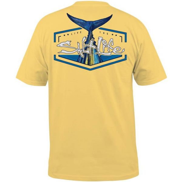 Salt Life Tuna Tail Men's S/S Tee - Banana - XL