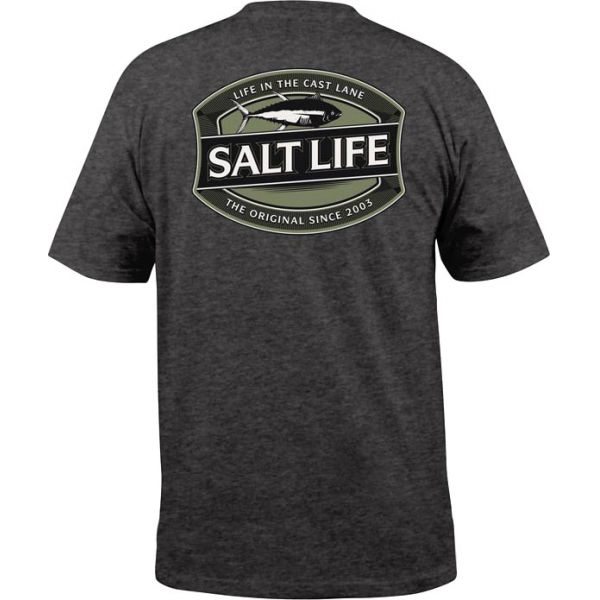 Salt Life 'Life in the Cast' Lane Men's Short Sleeve Pocket Tee