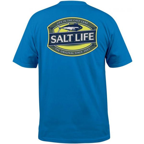 Salt Life 'Life in the Cast Lane' Men's S/S Tee - Royal