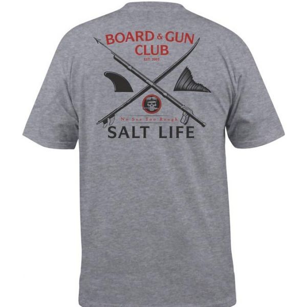 Salt Life Boards and Guns Men's Short Sleeve Pocket Tee