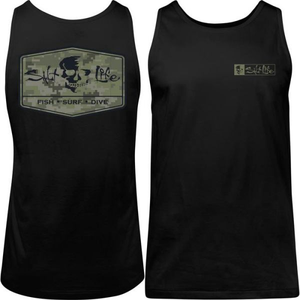 Salt Life At Ease Men's Tank Top - Black