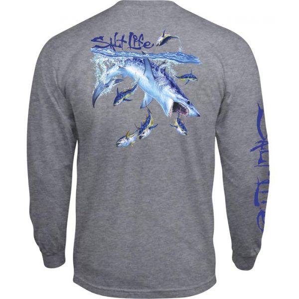 Salt Life Mako Sushi Long Sleeve Pocket Tee