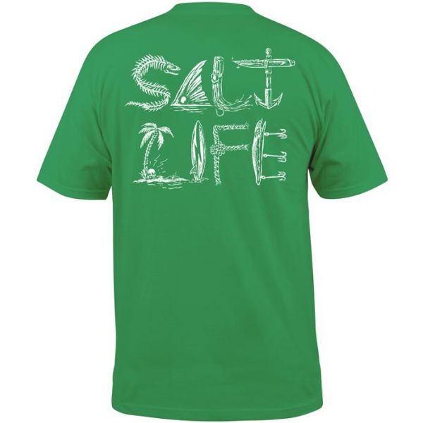 Salt Life Icons of Salt S/S Tee - Grass Green - XXL