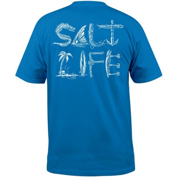 Salt Life Icons of Salt Short Sleeve Tee - Royal