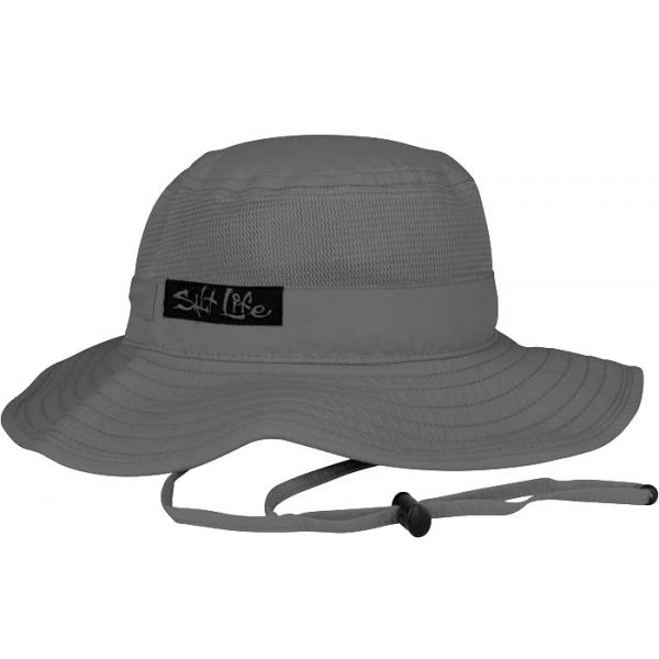 Salt Life SLM244 Signature SLX Vented Bush Hat Grey