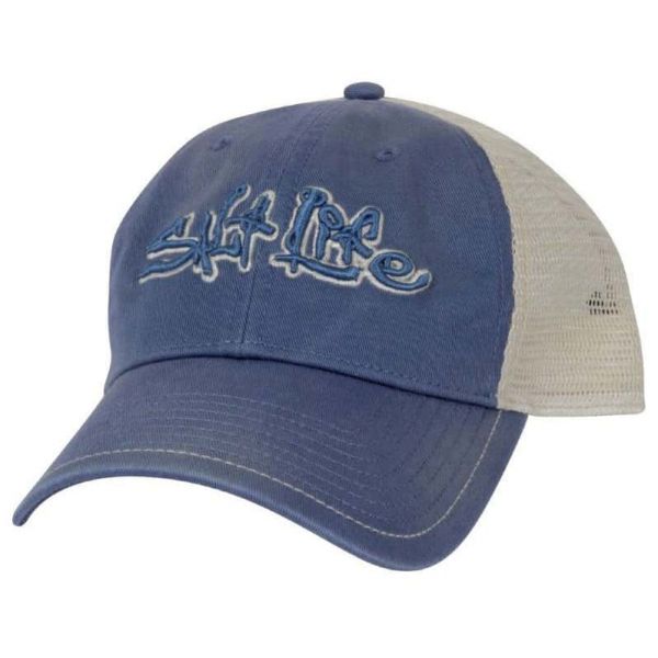 Salt Life Stance Trucker Hat Baltic Blue