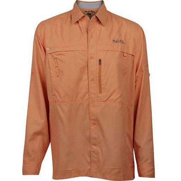 Salt Life SLM30018 Offshore Catch L/S Performance Shirt - Small