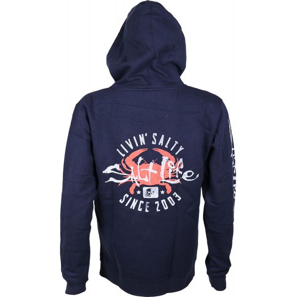 Salt Life 'Salty Crab' Men's Pullover Hoodie