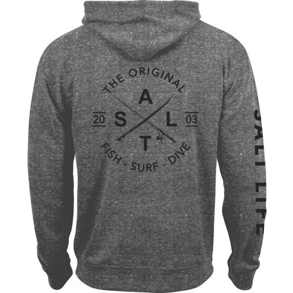 Salt Life Original Salt Zip Front Hoodie