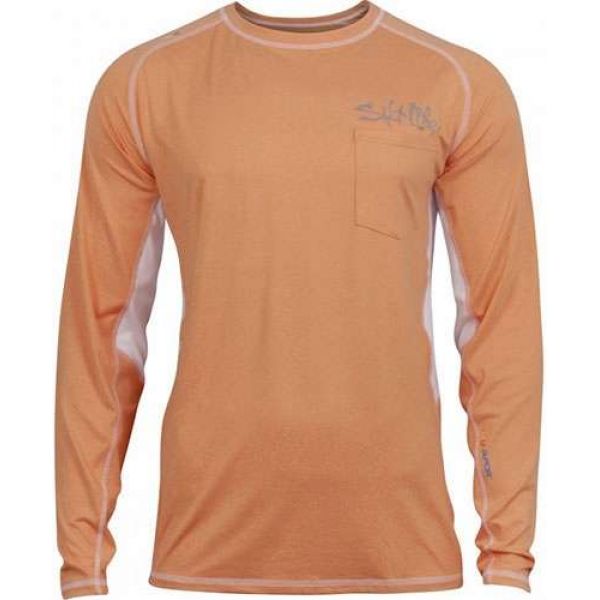 Salt Life SLM679 Precision SLX Performance L/S Pocket Tee - X-Large