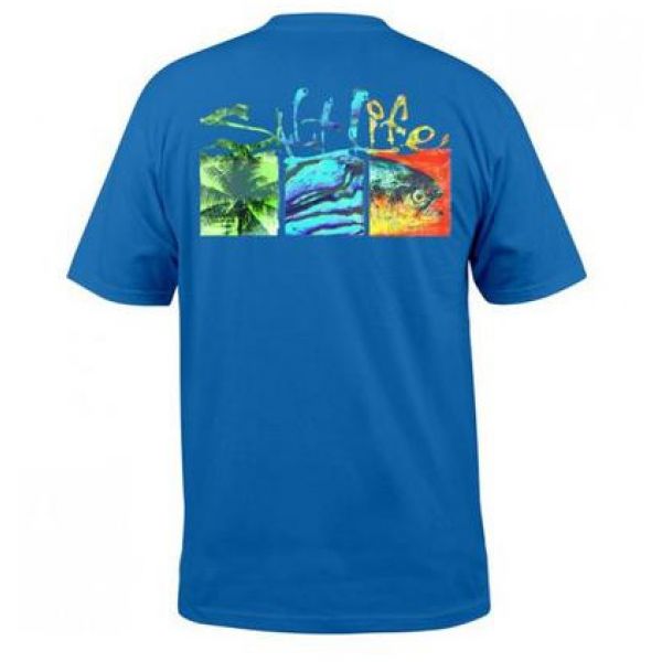 Salt Life Trippy Boxes Short Sleeve T-Shirt 2XL