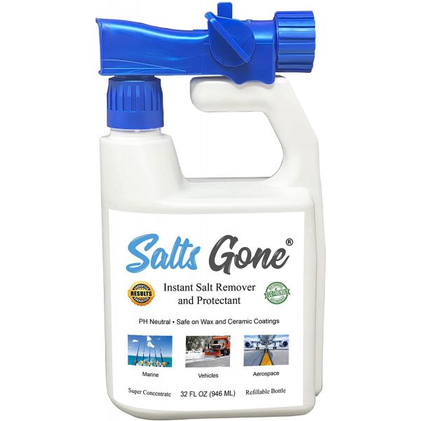 Salts Gone 32 oz. Refillable Spray Bottle Concentrate