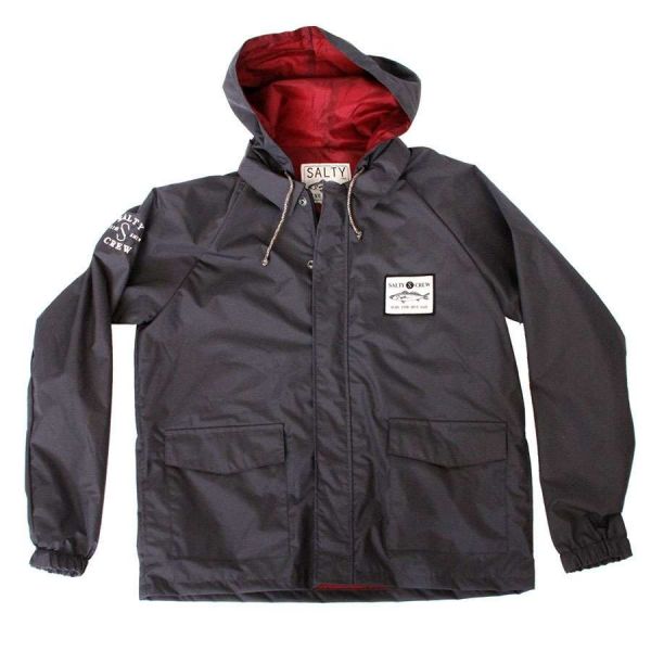 Salty Crew Gaff 10K Jacket Charcoal - X-Large