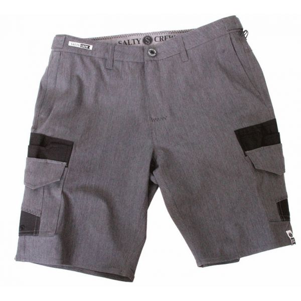 Salty Crew 115601 Deep Sea Fishing Short - Charcoal