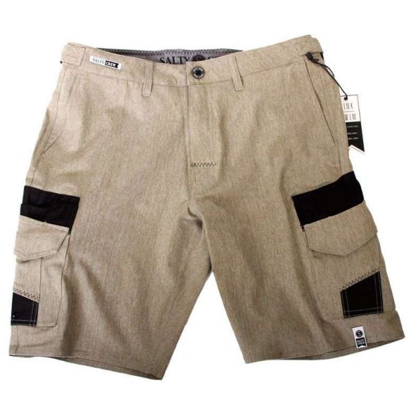 Salty Crew 115601 Deep Sea Fishing Short - Khaki - Size 28