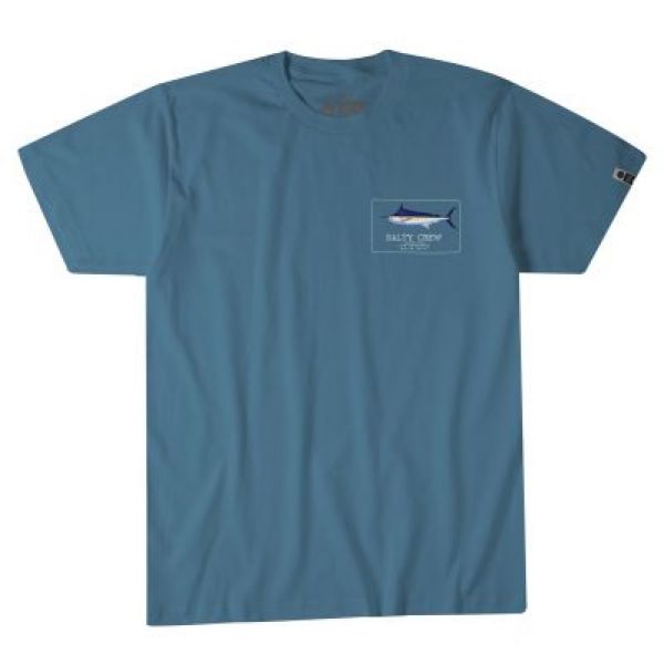 Salty Crew Blue Rogers Short Sleeve T-Shirt - Slate - Large