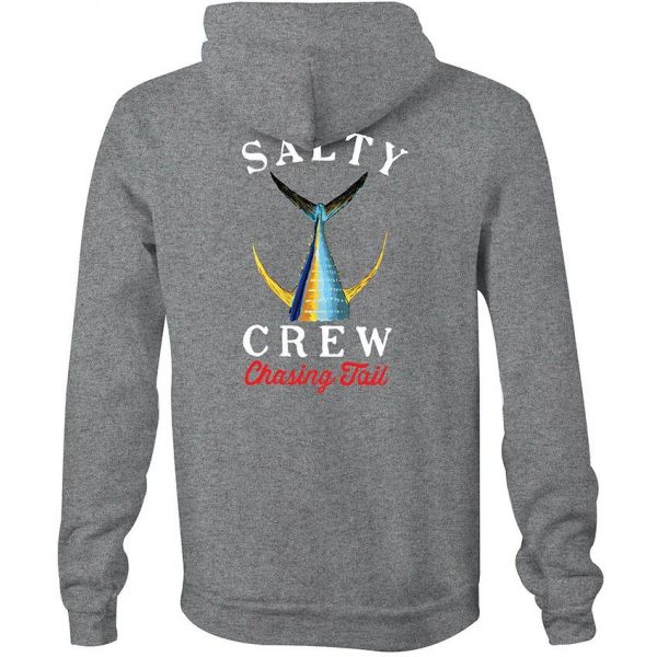 Salty Crew Tailed Fleece Hoodie - Gunmetal Heather - 2X-Large