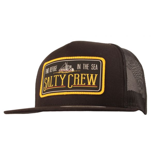 Salty Crew Trawler Trucker Hat - Black