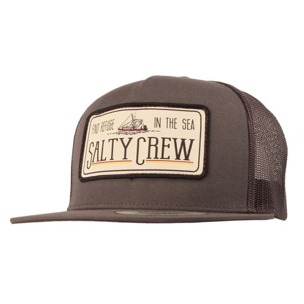 Salty Crew Trawler Trucker Hat - Charcoal