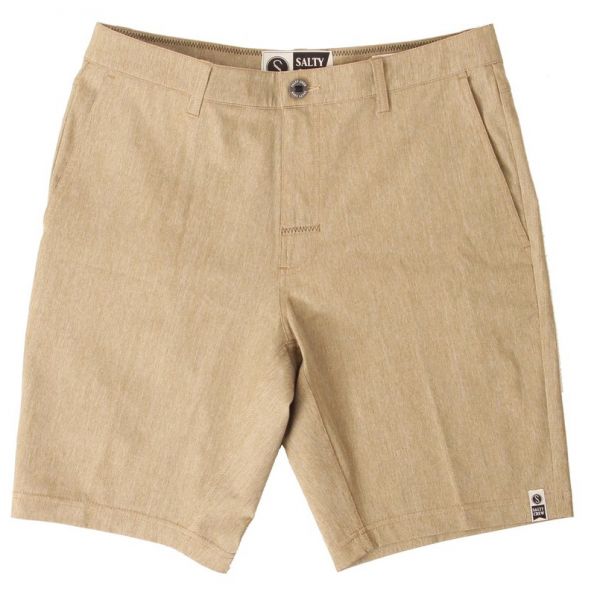 Salty Crew 216602 Crew Hybrid Short - Khaki 28