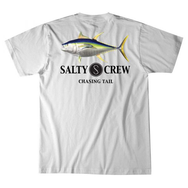 Salty Crew Ahi Short Sleeve T-Shirt White - Small