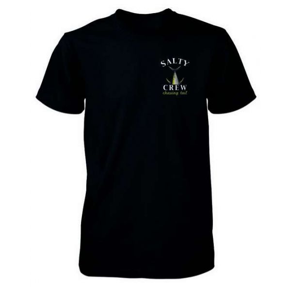 Salty Crew Chasing Tail Short Sleeve T-Shirt Black - Small