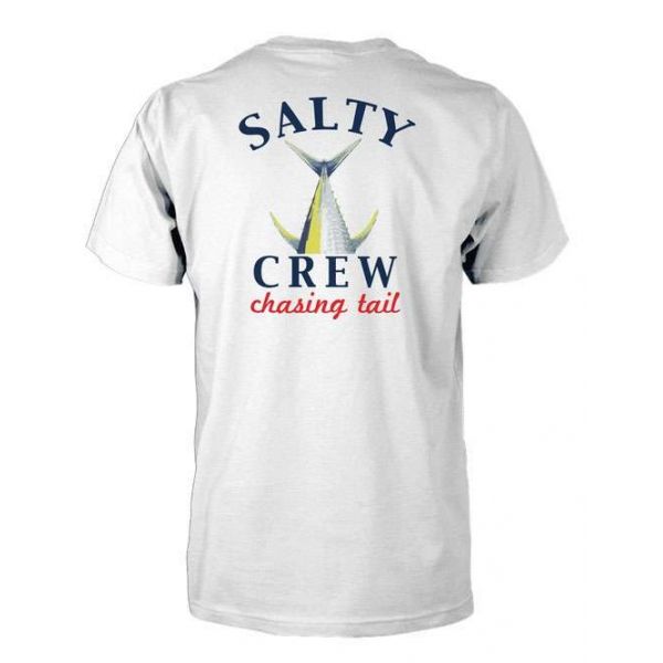 Salty Crew Chasing Tail Short Sleeve T-Shirt White - Small