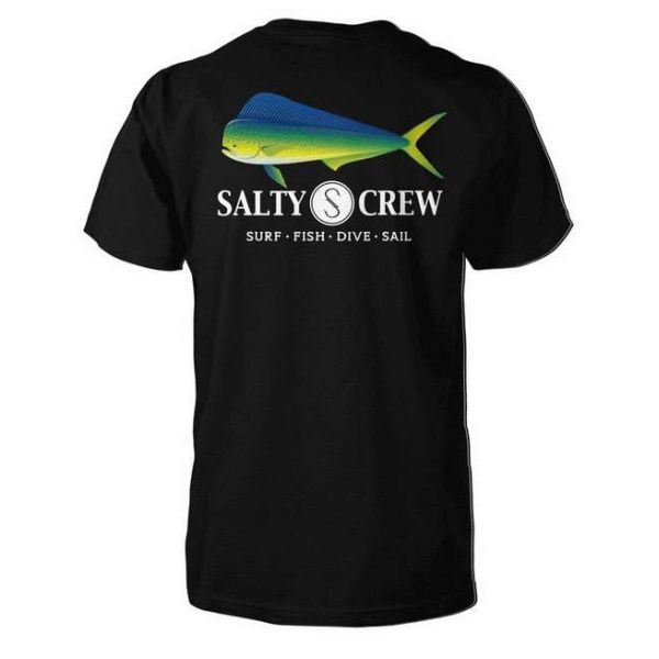 Salty Crew Mahi Short Sleeve T-Shirt Black - Medium