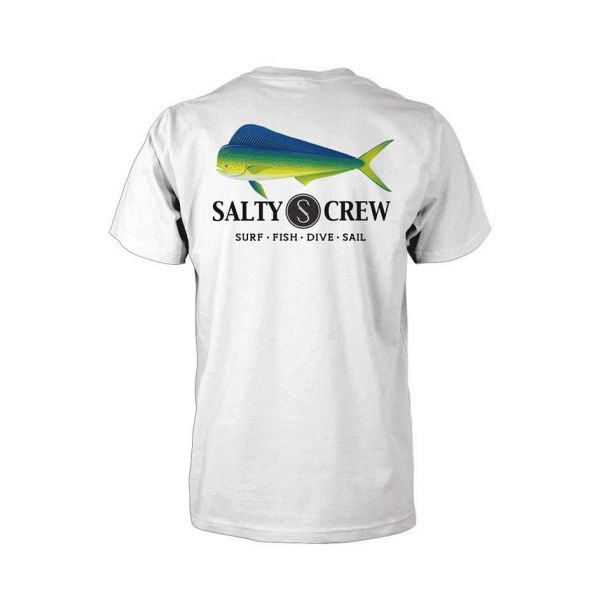 Salty Crew Mahi Short Sleeve T-Shirt White - Small