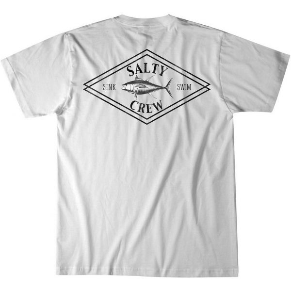 Salty Crew Ahi Diamond Short Sleeve T-Shirt - White Small